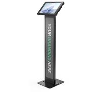 Compulocks Surface Pro 9-12 13", Apex Enclosure Brandable Floor Stand Black