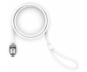 Compulocks T-Bar Security Keyed Cable Lock White Secure Your Device With 6Ft Gal
