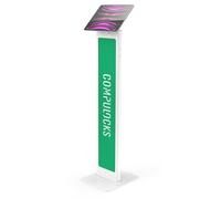 Compulocks Universal Invisible Mount Brandable Floor Stand White