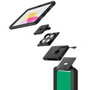 Compulocks Universal Tablet Magnetic Brandable Floor Stand Plus Hub Black