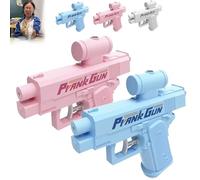 Compulsive Prank Two-Way Water Gun, Prank Reverse Water Gun, Squirt Guns Toy for Pranks, Parties, & Outdoor Fun (2PCS A)