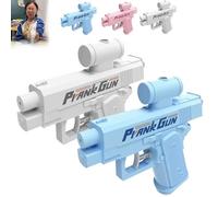 Compulsive Prank Two-Way Water Gun, Prank Reverse Water Gun, Squirt Guns Toy for Pranks, Parties, & Outdoor Fun (2PCS B)