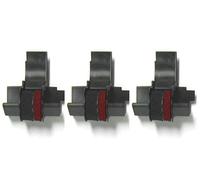 COMPUMATIC (3 Pack) Compatible/Replacement Calculator Ink Roller, Black/Red IR-40T, for Casio HR-100TM Casio HR-150TM and More