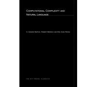 Computational Complexity and Natural Language (Computational Models of Cognition and Perception)