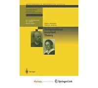 Computational Invariant Theory