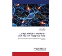 Computational model of MST neuron receptive field: with interaction effect for the perception of self-motion