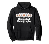 Computed Tomography CT Tech Retro Floral Medical Radiology Pullover Hoodie