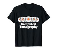 Computed Tomography CT Tech Retro Floral Medical Radiology T-Shirt