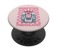 Computed Tomography Radiology Radiologist Rad Tech MRI Girl PopSockets Adhesive PopGrip