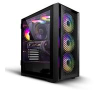 Computek Gaming PC: AMD Ryzen 5 5600G, Radeon Vega 7 Integrated Graphics, 16GB DDR4 RAM, 256GB SSD, 1TB HDD, 500W PSU, RGB, WiFi 5, Windows 11, Entry Level, Black Case