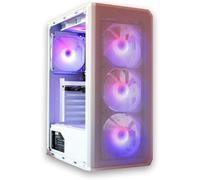 Computek Gaming PC Tower, i7-3770 3.90GHz, 16GB RAM, RTX 3050 6GB, 256GB SSD + 1TB HDD, 500W 80+ PSU, White 6 Fan RGB Case, WiFi, Windows 11 - High Performance Gaming Setup