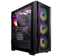 Computek Gaming PC Tower | Intel Core i7-3770 3.90GHz | 16GB RAM | GT730 2GB Graphics Card | 256GB SSD+1TB HDD | 500W 80+ PSU | Black Gaming Case with 6 RGB Fans AirFlow | Wi-Fi | Windows 11.