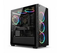 Computek Gaming PC Tower Intel i5 Processor, 16GB Memory, GT 730 2GB Graphics | High-Speed SSD + Large HDD | Windows 11, WiFi, 6x RGB Fans | Pre-Built Gaming Tower