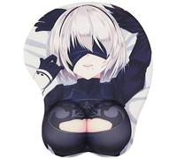 Computer 3D Mouse Pad - Cute Office Mouse Pad with Wrist Support - Sexy Anime Kawaii Gaming Mouse Pad
