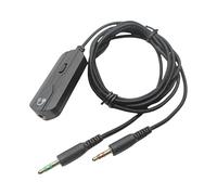Computer Adapter 3.5mm Headphone Microphone Cable Optimal Signal Transmission For Computer Signals 200cm/ 78.74inch