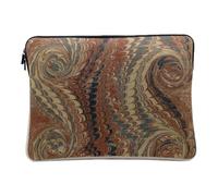 Computer and Tablet Case Linen Look - Abstract Painting Design 1960 Colourful - 10 Inches Protective Laptop Sleeve Printed in France