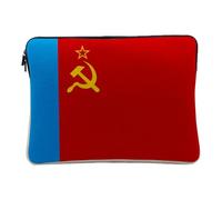 Computer and Tablet Case Linen Look - USSR Football Sport National Team - 12-13 Inches Protective Laptop Sleeve Printed in France