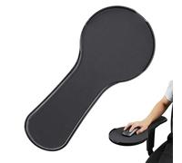 Computer Arm Rest Desk - Ergonomic Arm Support Extension Pad, Adjustable Chair Clip Attachment, Anti-Skid Elbow Cushion Mat, Desktop Wrist Rest, Portable Comfort Desk Accessory | for Study Room Home O