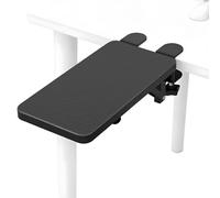 Computer Arm Rest for Desk, Carbon Fiber Surface, Keyboard Elbow Support, Punch-Free Rotatable Mouse Arm Support, 11.8 x 5.9 in, for Office, Gaming