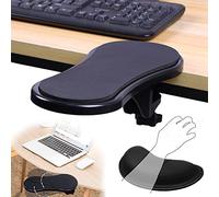 Computer Arm Rest for Desk Extender,Ergonomic Arm Rest Support for Desk Armrest,Keyboard Wrist Rest Mouse Pad,Wrist Cushion Support with Memory Foam Wrist Support for Computer Laptop