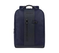 Piquadro Letter backpack RFID 41 cm laptop compartment blue