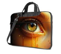 Computer Backpack For Men A Close-Up Of An Eye With Tears Streaming Down Laptop Bag 17 Inch Laptop Backpack Laptop Travel Backpack(26x36cm)