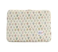 Computer Bag Cute Flower Laptop Sleeve Protective Soft Padded Computer Carrying Case Bag Zipper Cover Water-R-esistant Notebook Bag Compatible for 14 in Notebook