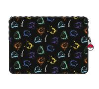 CYPBRANDS Unisex Kid's Pokemon 15 Inch Case Computer Bag Laptop Sleeve Waterproof Black Official Product (Cyp Brands) 15", Estandar