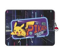 CYP BRAND CYPBRANDS Unisex Kid's Pokemon 15 Inch Computer Bag Laptop Sleeve Waterproof Multicolor Official Product, Multicoloured, Estandar