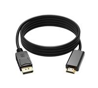 Computer Cables - 1.8M 4K Uni-Directional DP Computer Screen Cable - Data Transfer Replacement Long Wires for Video Internet Media Streaming Theater It Professionals Desktops Office