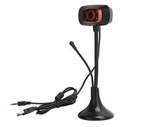 Computer Camera, Usb Webcam Drive-Free Video, Non-Slip Online Conference Live Camera, Manual Focus, 640 X 480 Pixels, External Microphone