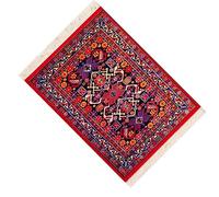 Computer Carpet Mouse Pad | Oriental Style Rug Mouse Mat Rug Mouse Pad Carpet Mousepad for Computer, Laptop, Office, Home (F)