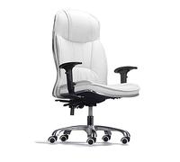 Computer Chair Home Office Leather Boss Reclining Comfortable High Back Lifting Chair Rotary Office Chair Ergonomic Executive Chair(
