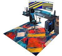Computer Chair Mat for Carpet, Gaming Chair Mat for Carpeted Floor, Desk Chairmats Protector Rug, Floor Protection Chair Mat for Hard Floors, Floor Protection Mat for Work, Home, Gaming 80 x 120 cm