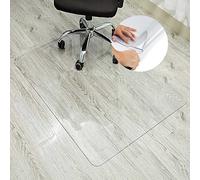 Computer Chair Mat for Hard Floors Office Chair Mat PVC Transparent Desk Chair Mat for Rolling Chairs Front Door Living Room Kitchen Anti-Slip Durable Plastic Floor Protector ( Size : 80x130cm (31.5x5