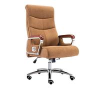 Computer Chair Reclining Executive Office Desk Chair Height Adjustable Gaming Chair High Back Computer Desk Chair for Office Study,Coffee (Khaki)