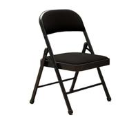 Computer Chair Simple Folding Chair Backrest Chair Home Portable Office Chair Conference Chair Simple Stool Computer Chair Office Chairs to Pursue Happiness (Black B)