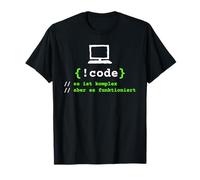 Computer(!Code) //ES IST KOMPLEX // Aber ES Science Coder T-Shirt