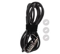 Computer Combination Cable Lock, 4 Digit Resettable Password Laptop Security Lock with 5mm Steel Cable, Anti Theft Lock for PC Desktop Projector LCD Monitor Notebook