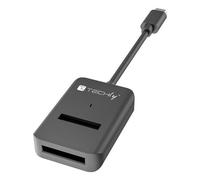 Computer Connector Techly IADAP USB32 SATASSD USB C Black