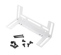 Computer Cooling Fan Holder,with Screws,Metal Bracket for 80mm 90mm 120mm Case Fans,Enhances Airflow and Heat Dissipation in Desktop PC Builds(White)