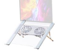 Computer Cooling Pad - Foldable Laptop Cooler with duals Fans | Silent Cooling Stand for Devices, Effective Overheating Protection for Notebooks, Desktops, gamings Laptops, and Workstations