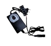 Computer CPU Fan Speed Controller Transformer Adapter 2A AC100V 220V To DC 3V-12V External Power Supply Compatible With Desktop Fish Tank Pet(Plus 5 fan)