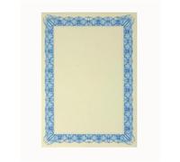 Computer Craft Certificate Paper A4 90gsm Blue (Pack 30)