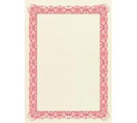 Computer Craft Certificate Papers with Foil Seals 90gsm A4 Reflex Red Ref CCC2010 [Pack of 30]