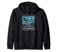 Computer CYBER SECURITY A FEW THE PROUD Science Coder Zip Hoodie