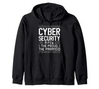 Computer CYBER SECURITY A FEW THE PROUD Science Coder Zip Hoodie