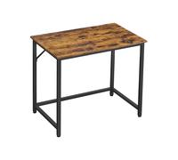 Computer Desk 100 x 50 x 75 cm, Brown + Black / 50 x 80 x 76 cm