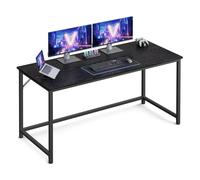 Computer Desk 100 x 50 x 75 cm, Ebony Black + Ink Black / 135 x 60 x 75 cm