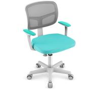 Computer Desk Chair Low-Back Task Study Chairs Office Task Chair COSTWAY Blue One Size